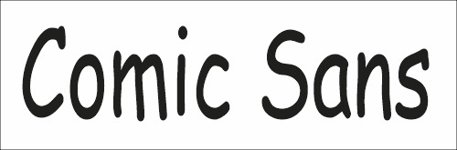 Comic Sans